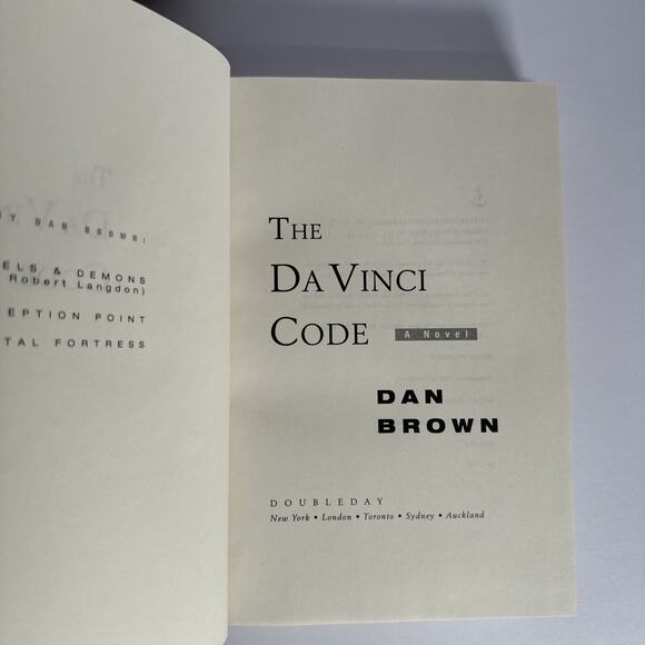 The Da Vinci Code by Dan Brown 2003 First Edition - Picture 8 of 9